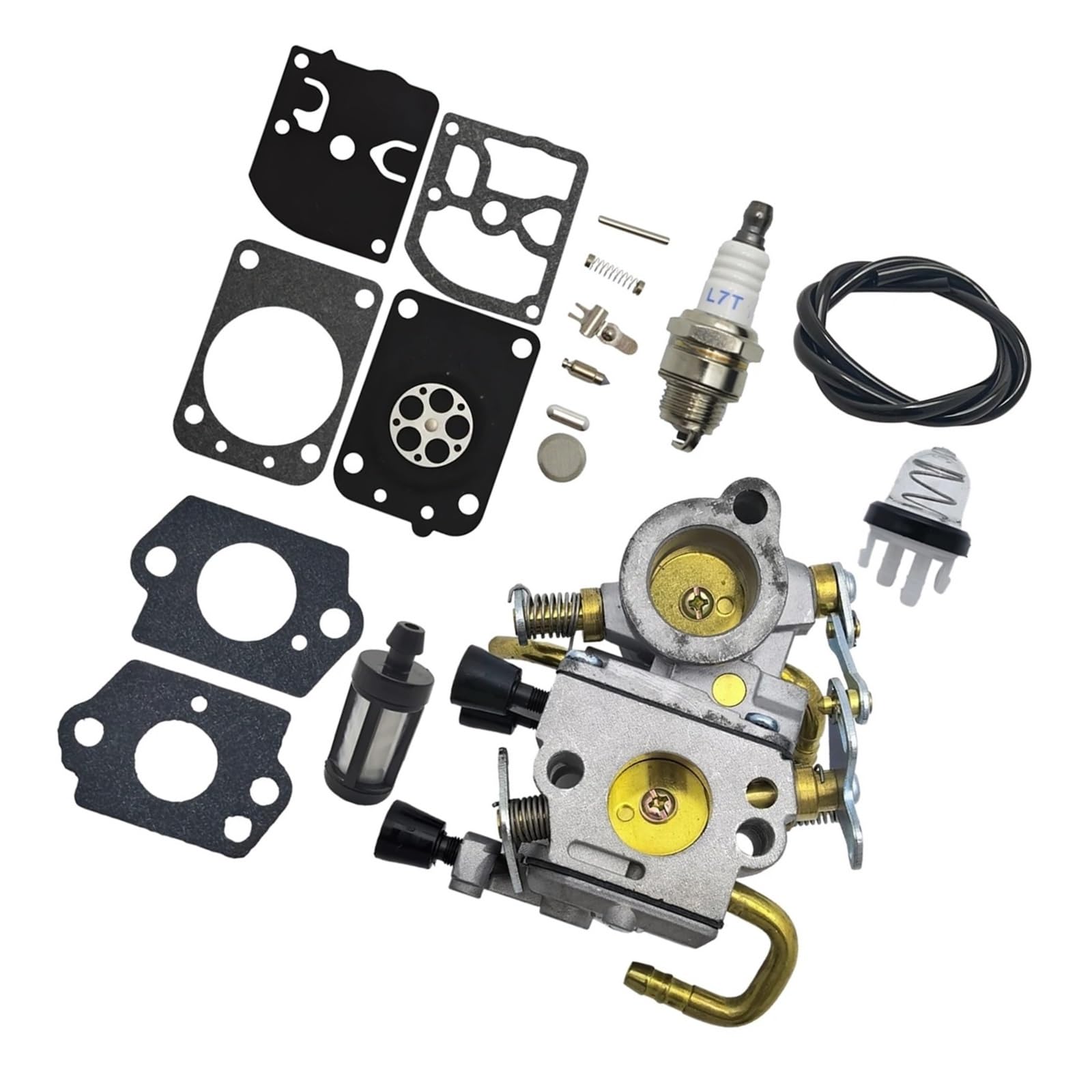 Kit carburateur TS420 TS410 de quality superieure avec conduite de carburant robuste durable