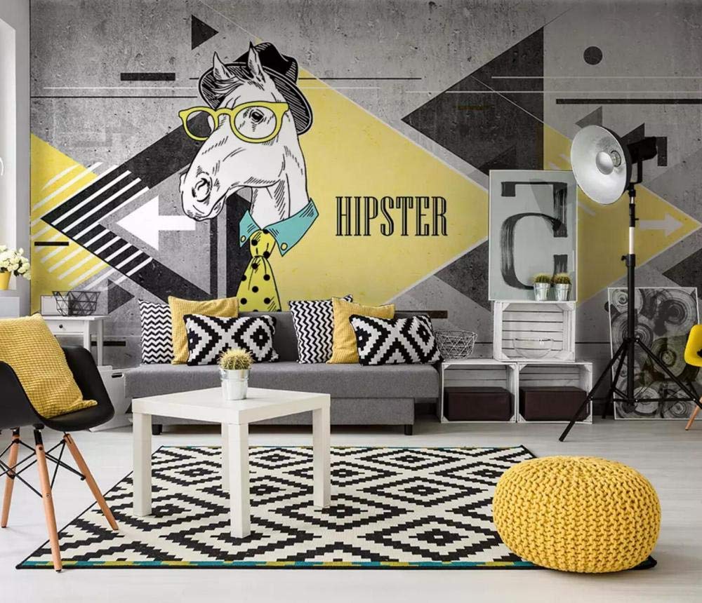 3D Wall Stickers & Murals Self-Adhesive Removable Wall Mural Stick Flamingo Group 1118 Paperprint Decal -[Silk material]Size:400cmX280cm/157.48x110inch