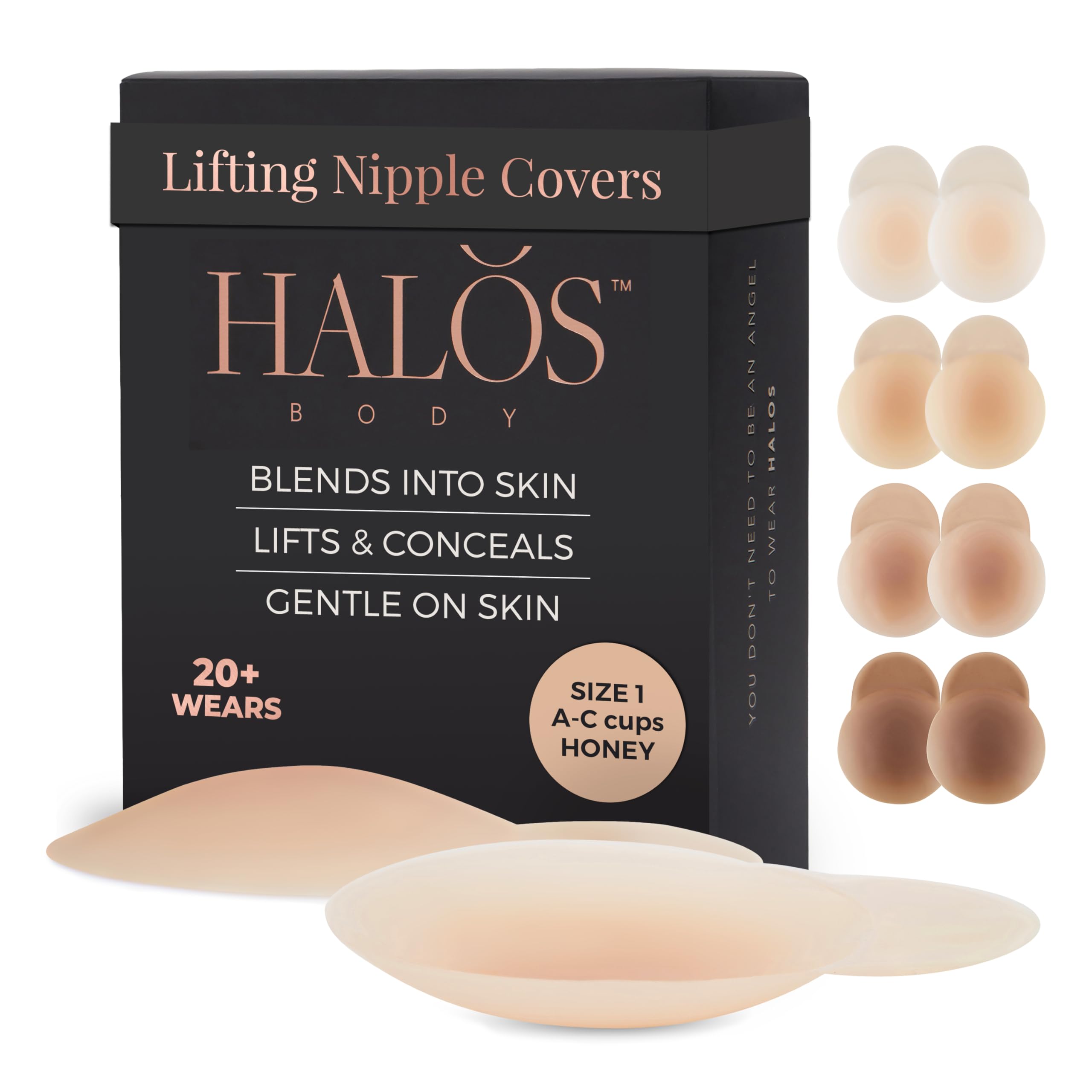 Silicone Nipple Covers with Built-In Lift