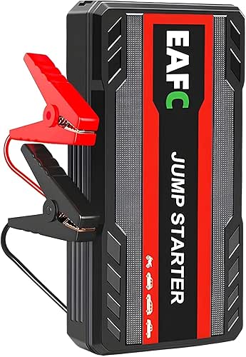 EAFC 12V Car Jump Starter Power Bank - 600A Battery