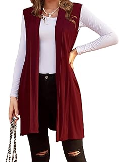 Cárdigan Sin Mangas De Mujer