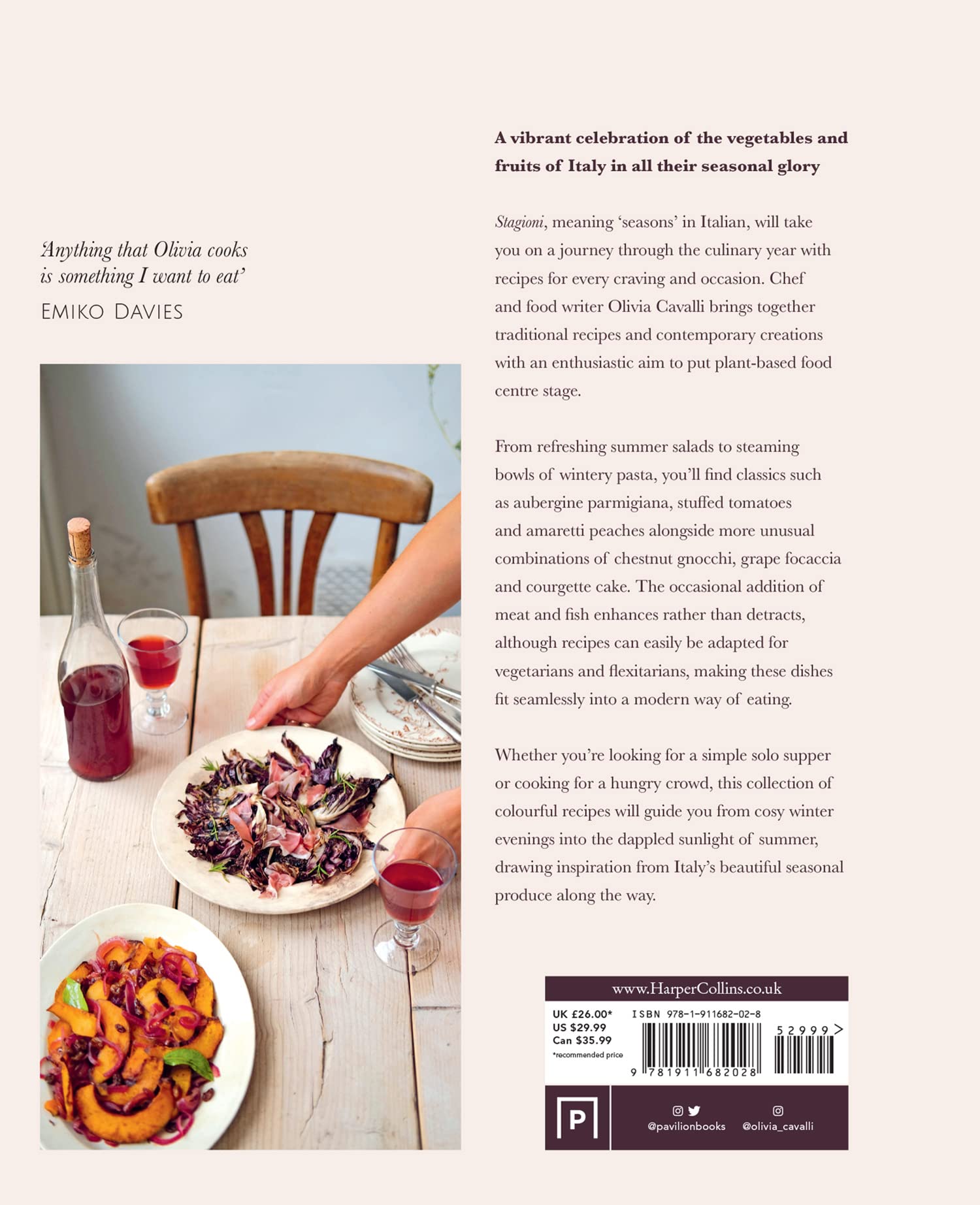 Stagioni: A Contemporary Italian Cooking Cookbook to Celebrate the Seasons