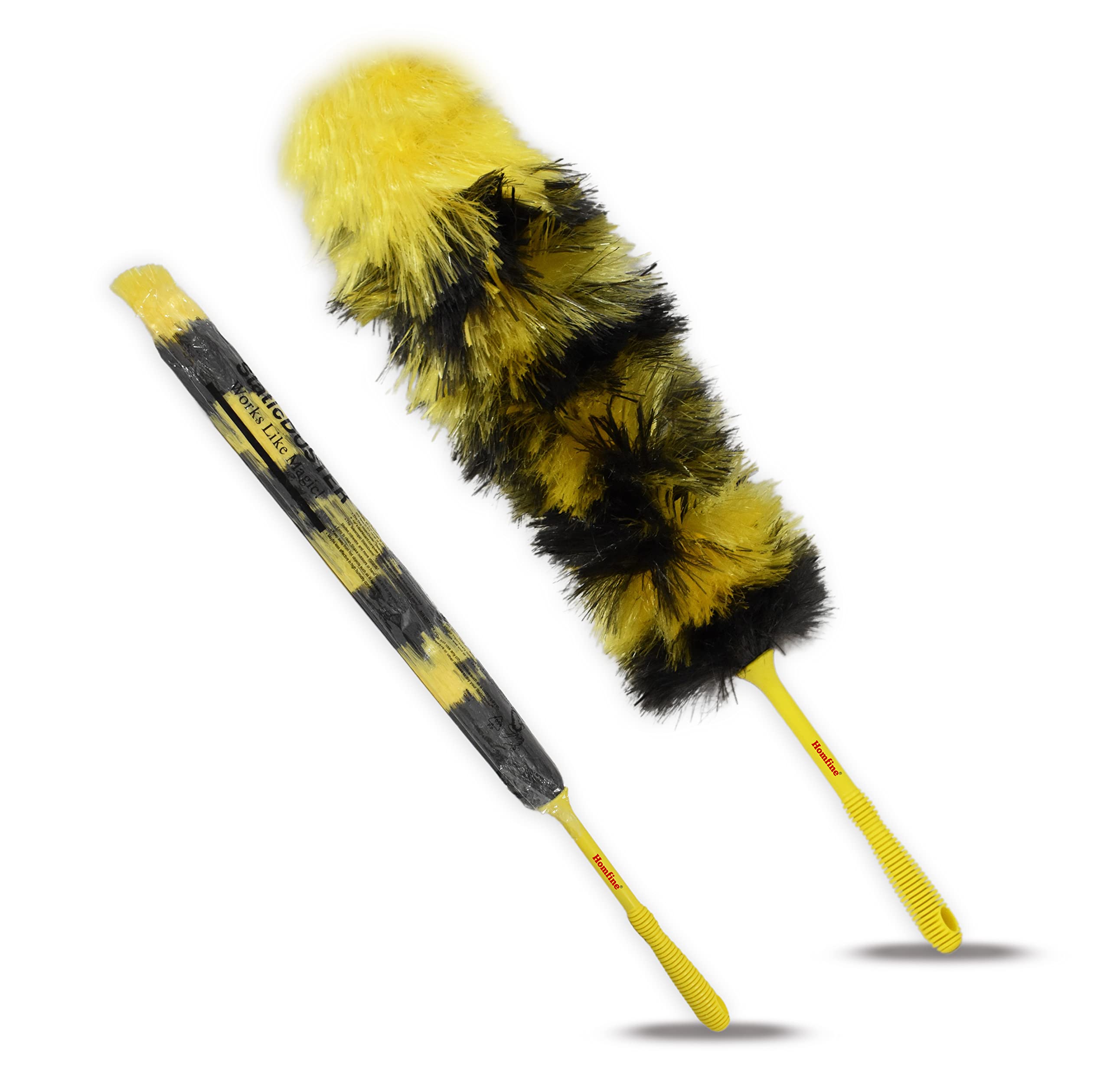 Homfine Pack of 2 Works Like Magic Fiber Static Feather Duster for Dusting, Home Cleaning Multipurpose Use (Multi Colour, 2 Pcs) Billy Duster Black and Yellow (B09JMCZ4ZS) Amazon Price History, Amazon Price Tracker