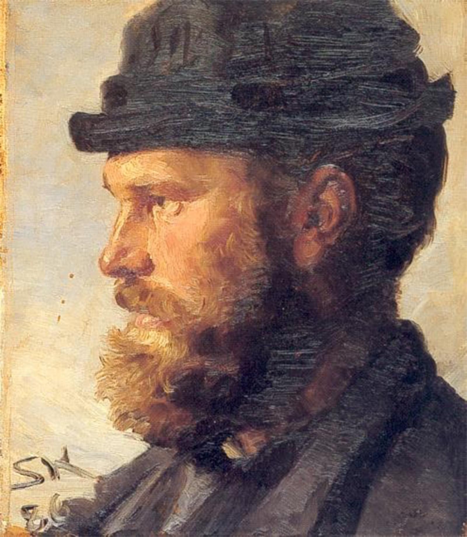 SERENDIPITP Vintage Picture Print on Canvas Wall Art Poster Michael Ancher by Peder Severin Artwork Print Poster for Wall Decor 60x90cm