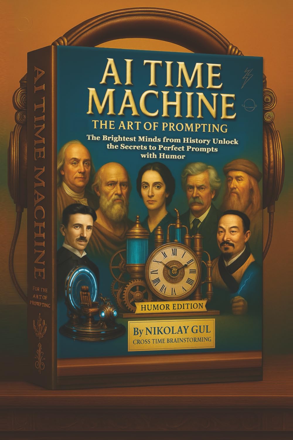 AI Time Machine: The Art of Prompting: The Brightest Minds from History Unlock the Secrets to Perfect Prompts with Humor (AI Prompting Intelligence)