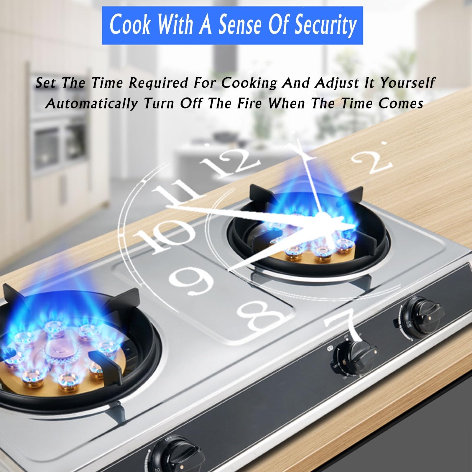 家電 Very clean propane gas stove Gas Stove 2 Burner, Propane Cooktop 12 inch, Nafewin Romania | Ubuy