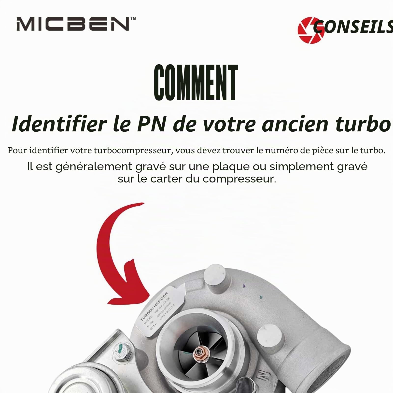 Turboactuateur 819872 pour Citroën Peugeot 208 308 avec moteur 1.6L
