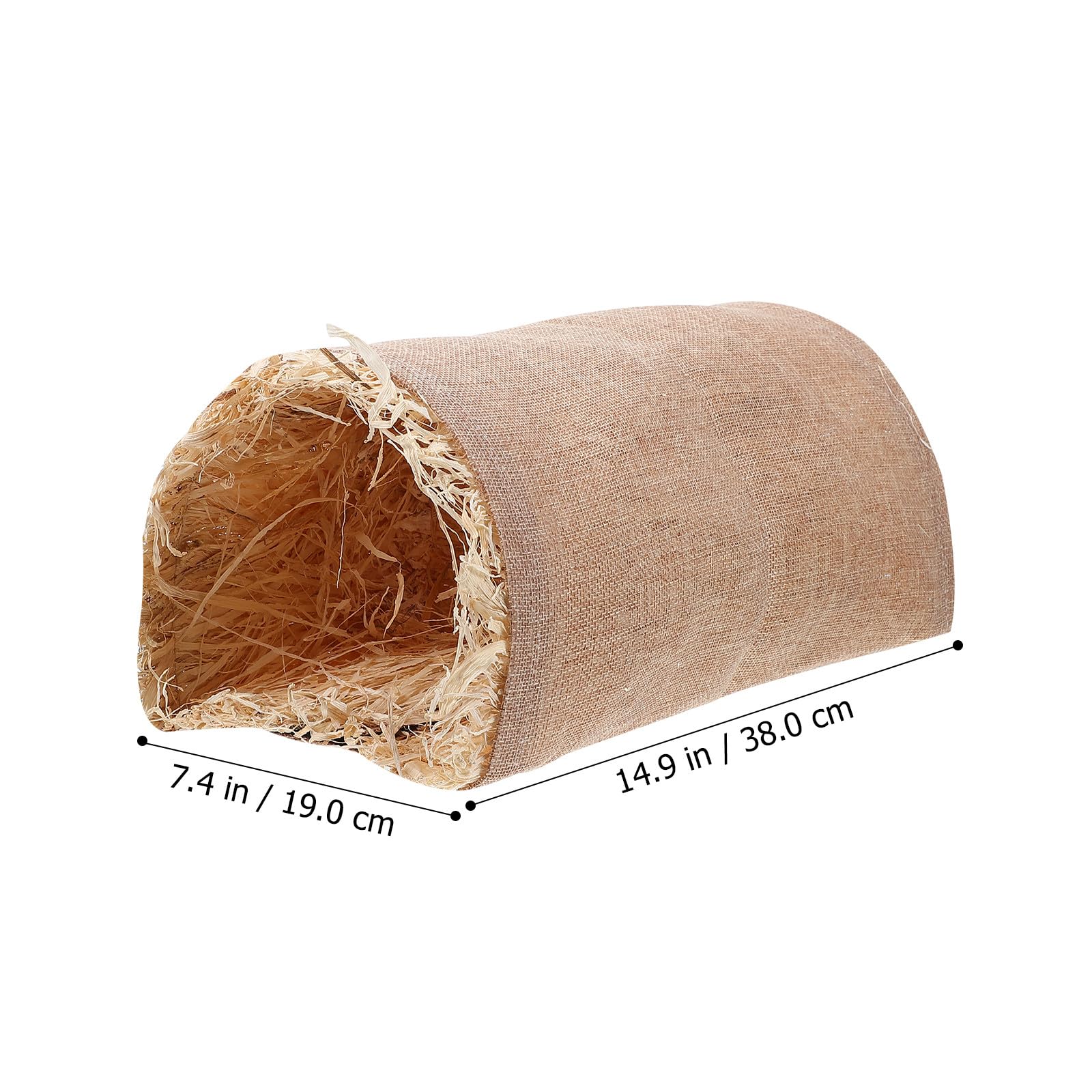 Hamsterwarmes Nest als Tunnelhaus, Schlafhöhle und Hideaway