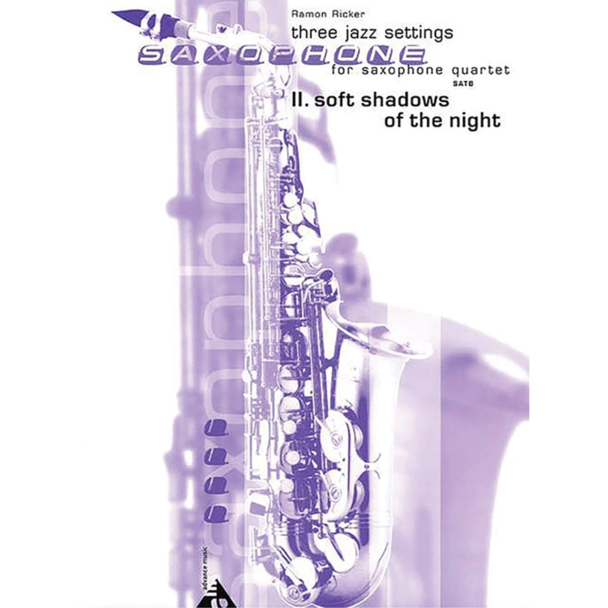 Partition 4 saxophones SATBar Soft Shadows of the Night Jazz