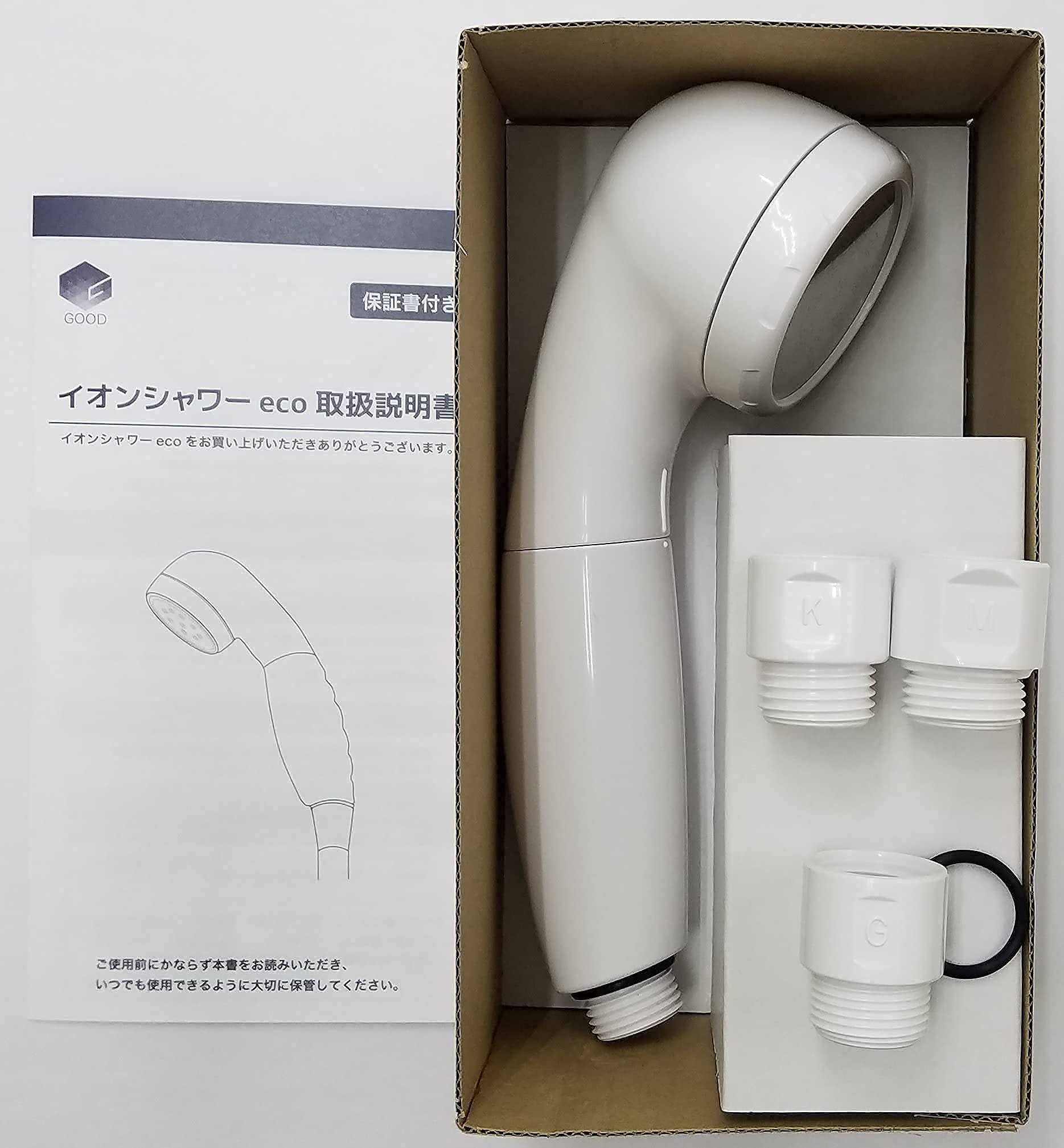 Amazon.co.jp: Ion Shower Eco Shower Head, Chlorine Removal, Water