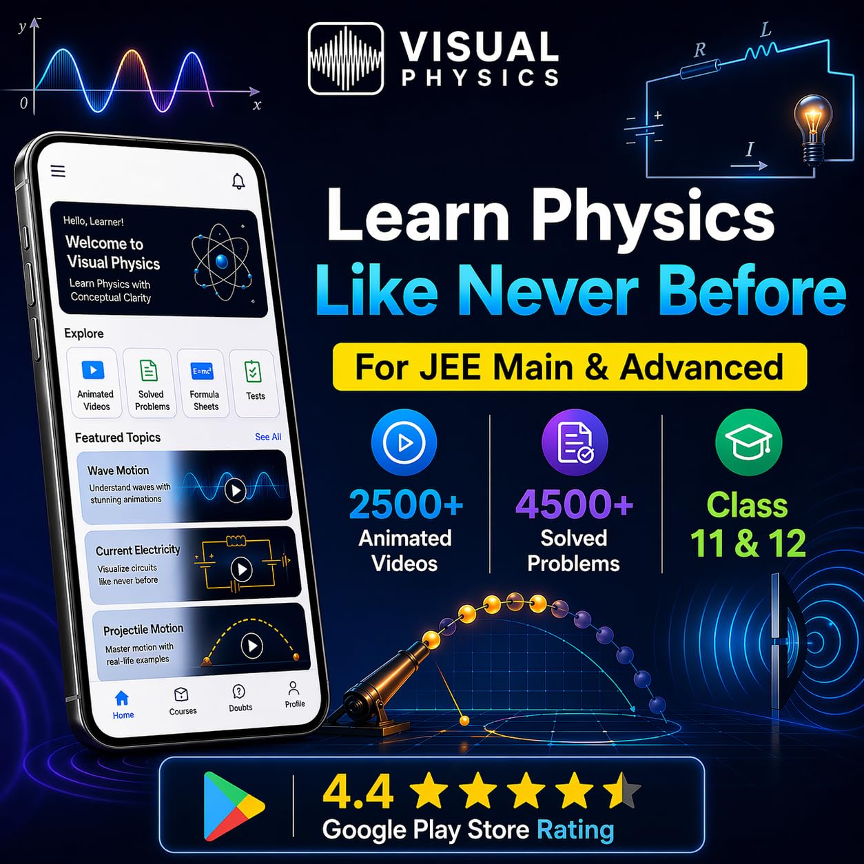 Visual Physics - Animated Physics Video Course for JEE Main & Advanced | 2500+ Animated Physics Videos, 5000+ Solved Problems | 1 Year Validity [Email Delivery in 2 Hours - No CD]-image-17