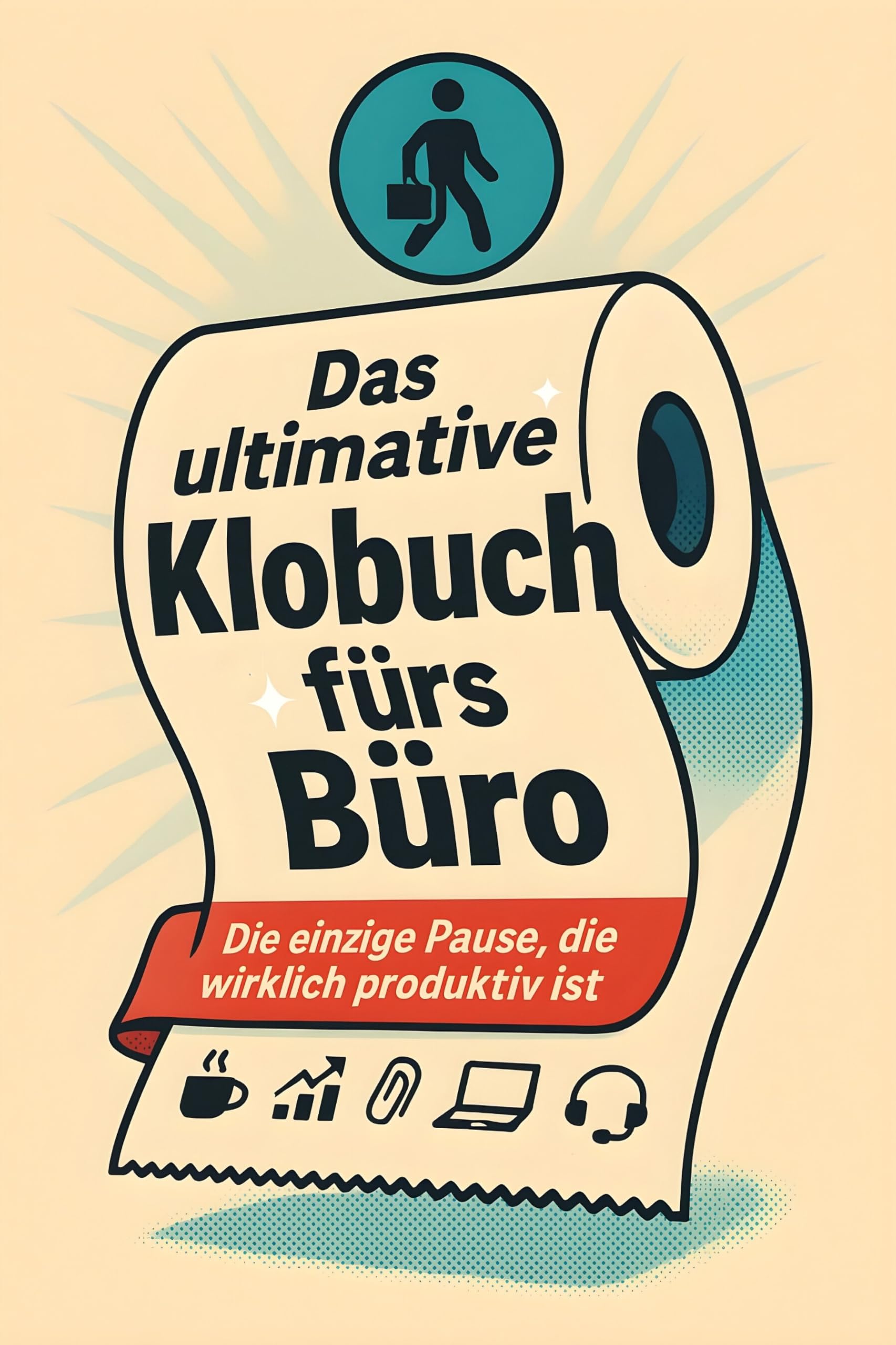 Das ultimative Klobuch fürs Büro: Die einzige Pause, die wirklich produktiv ist. Lustiges Geschenk mit Lifehacks, Fun Facts und Geschichten