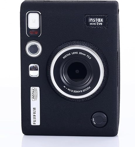 Miniatura 3 de Pocoukate Funda protectora para Instax Mini EVO, funda de silicona suave con protector de pantalla para cámara instantánea Fujifilm Instax Mini EVO