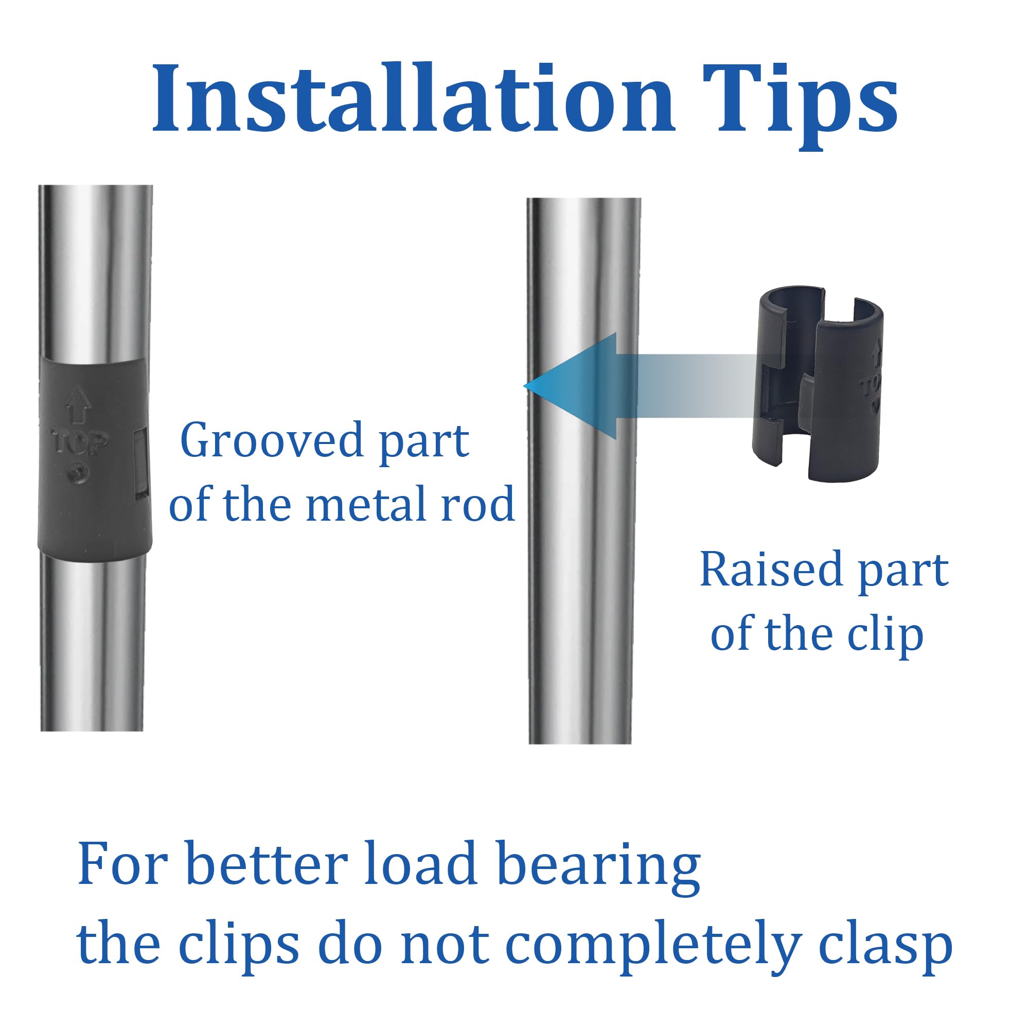 Shelf Clips - 48 Pack for Metal Shelving -5