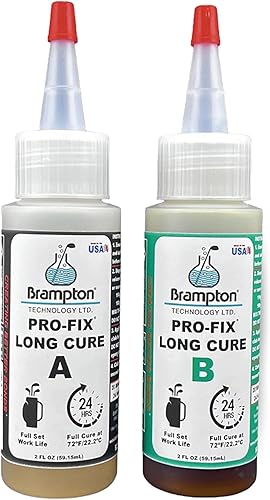 PRO-FIX - Epoxi de golf de curado largo, vida útil completa, extra resistente, epoxi de golf para todos los ejes de golf, cabezas de golf,