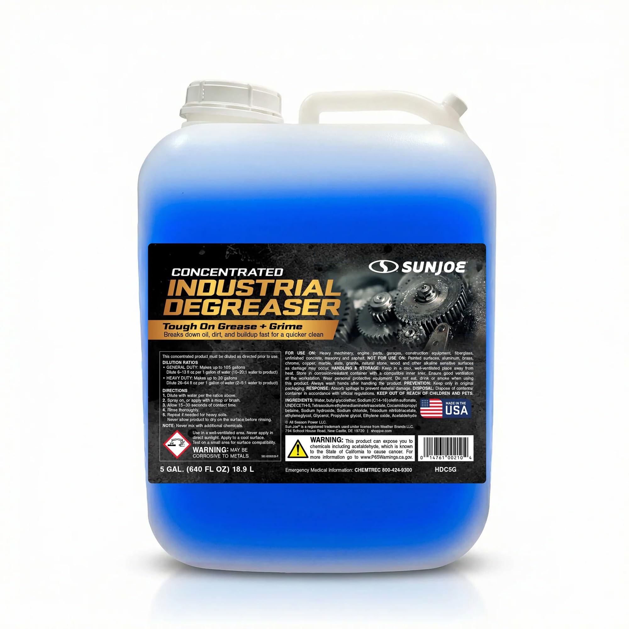Sun Joe Industrial Degreaser