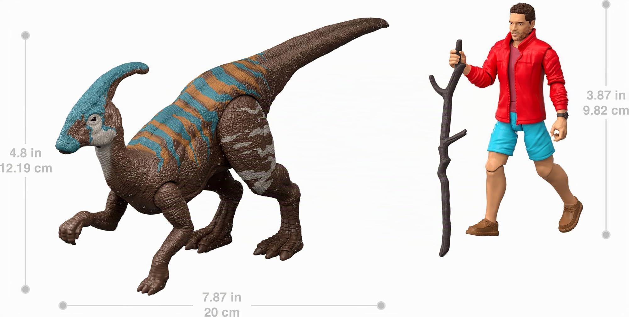 Mattel Jurassic World Saga Human Dino Pack 4