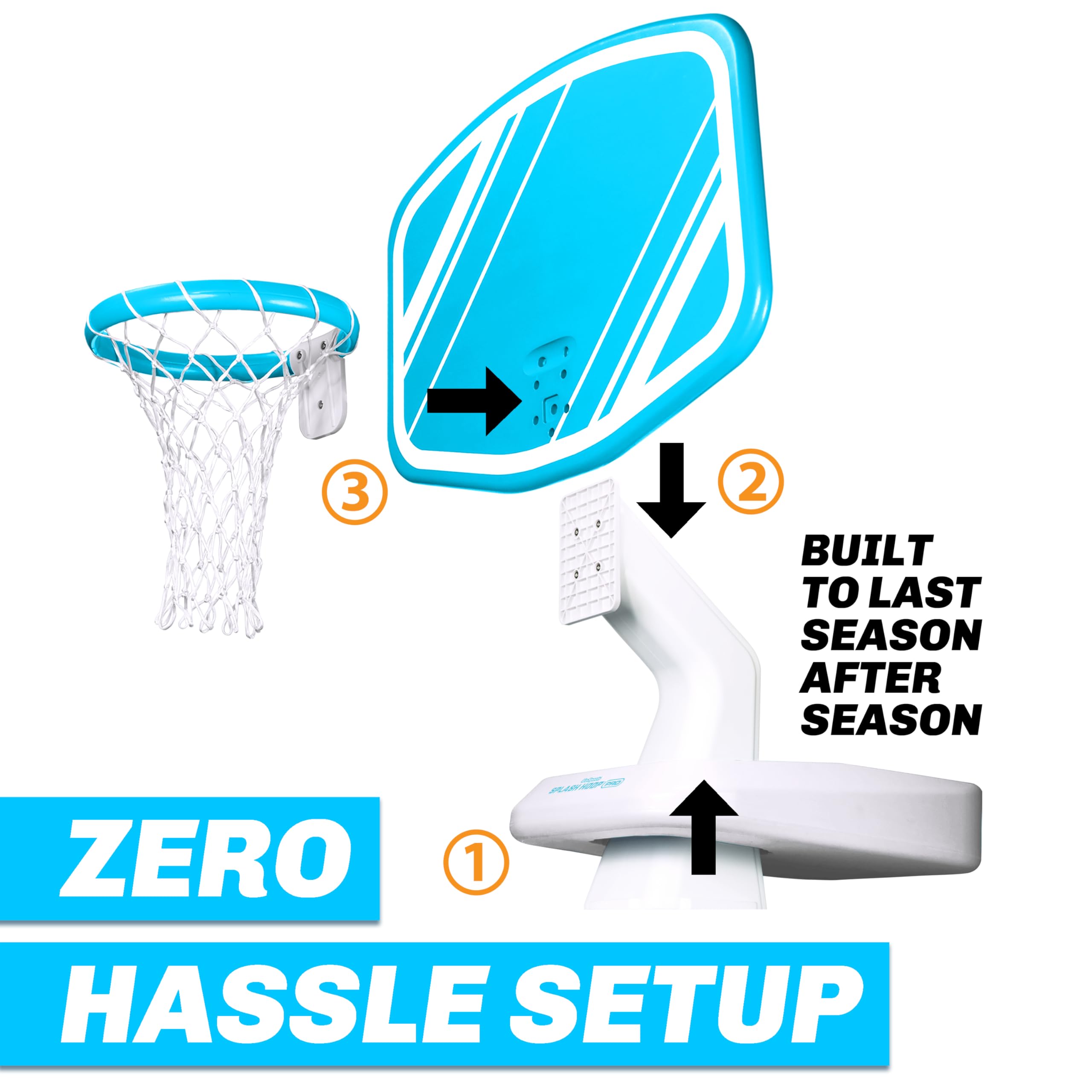 GoSports Splash Hoop 360 Jogo de Basquete Flutuante Angola