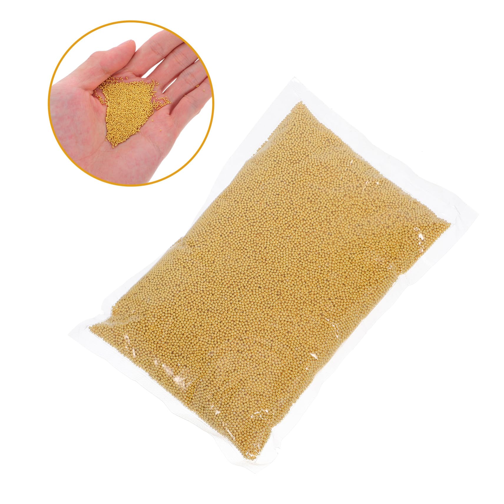 Metallo Unghie Mini Sfere Oro per Nail Art Accessori Decorativi DIY Manicure Donne