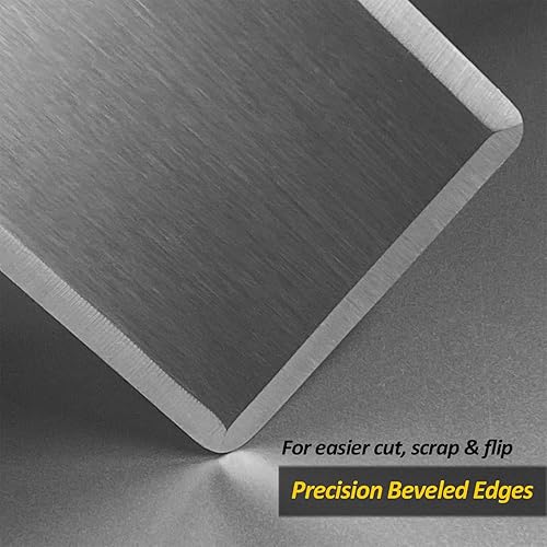 Miniatura 3 de Espátula de metal de acero inoxidable, espátula de plancha de 3 x 8 pulgadas de largo, raspador de hamburguesas  aleta para panqueques  espátula