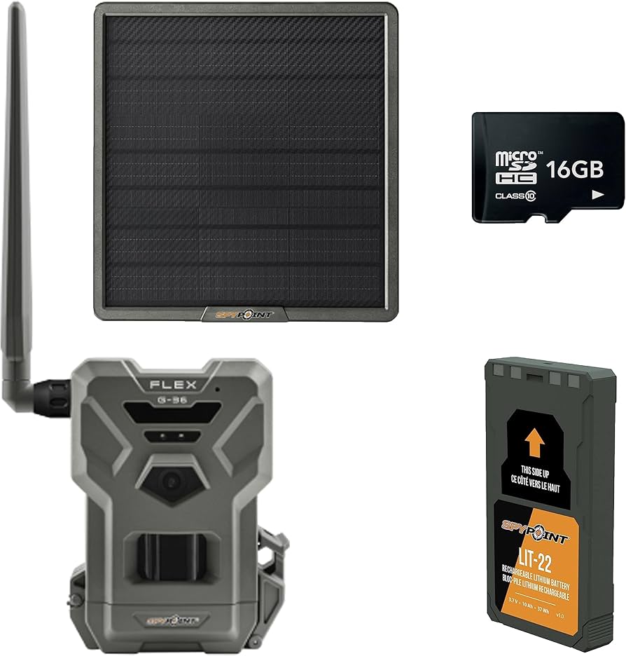 BUNDLE SAVINGS! SPYPOINT FLEX WITH BATTERIES, SD CARDS, AND, 45 OFF
