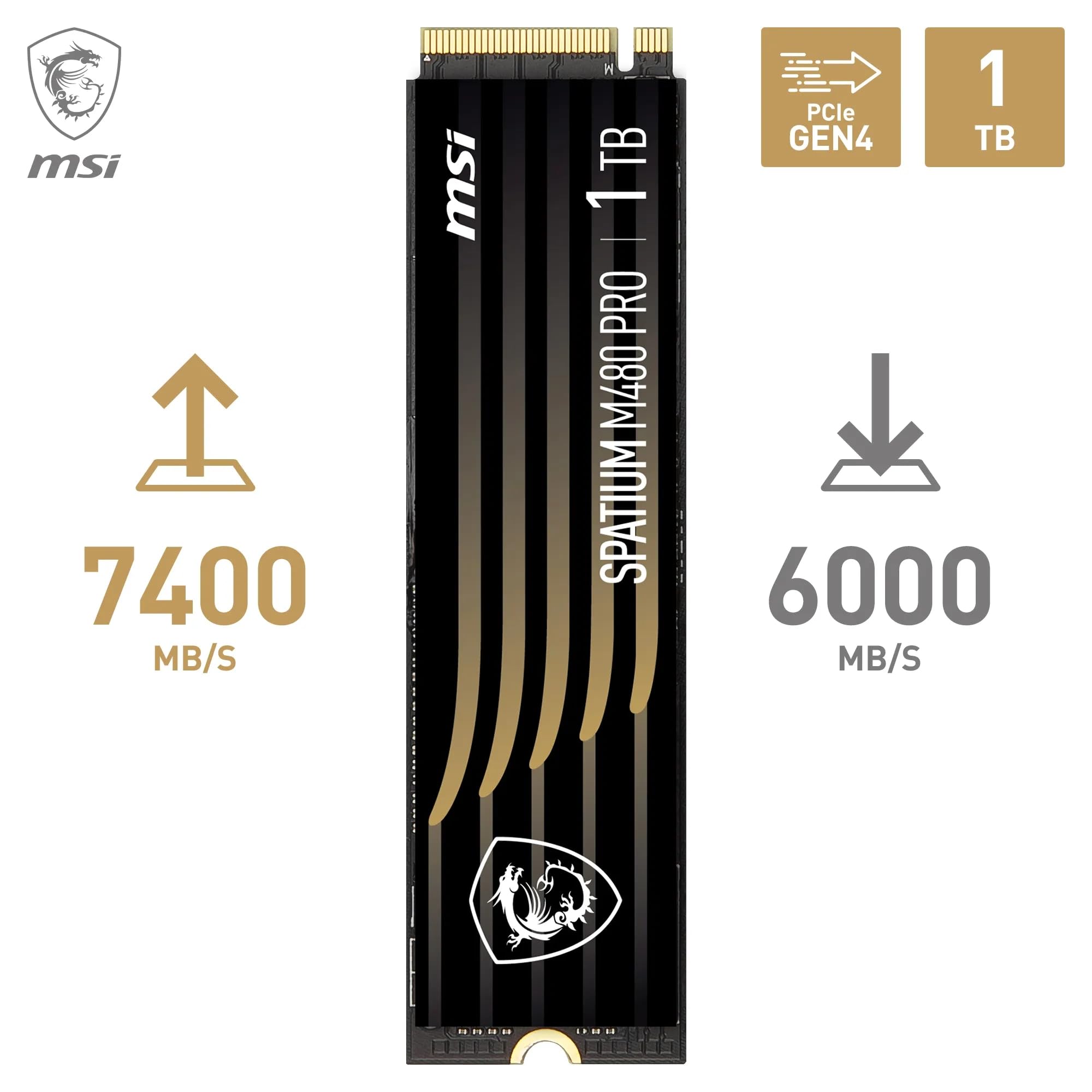 Amazon | MSI SPATIUM M480 Pro PCIe 4.0 NVMe M.2 1TB。 | MSI
