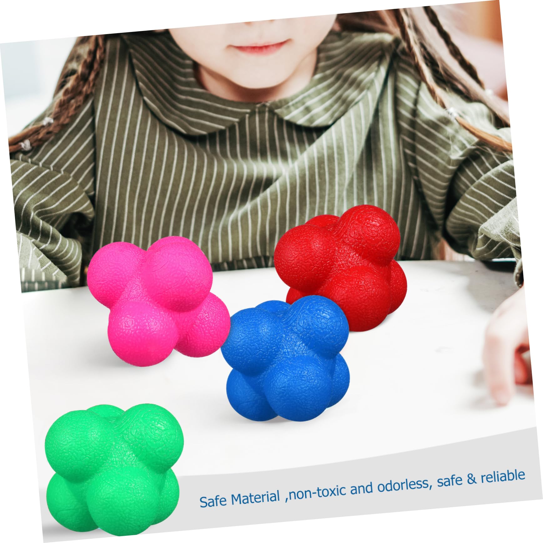 Totority Agility Training Equipment Hexagonal Reflex Balls for Reaction Training
