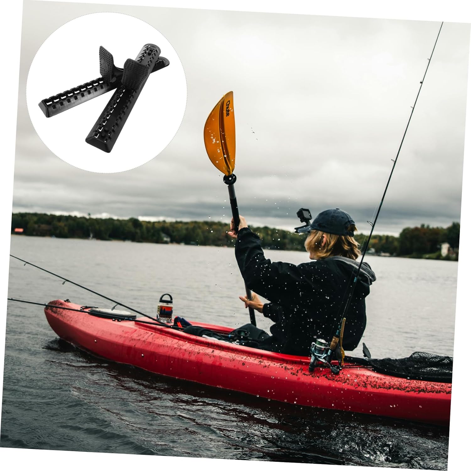 BESTonZON Adjustable Kayak Foot Pegs High Strength Footrest for Canoeing and Kayaking Sturdy Foot Brace Accessories for Paddle Board and Fishing 1 Pair