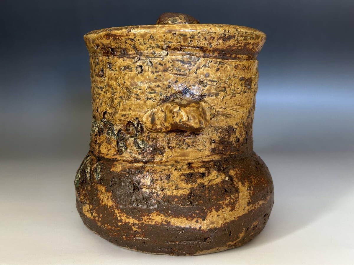 Amazon.co.jp: 九代長岡住右衛門（空味）楽山焼 水指 | 十一代