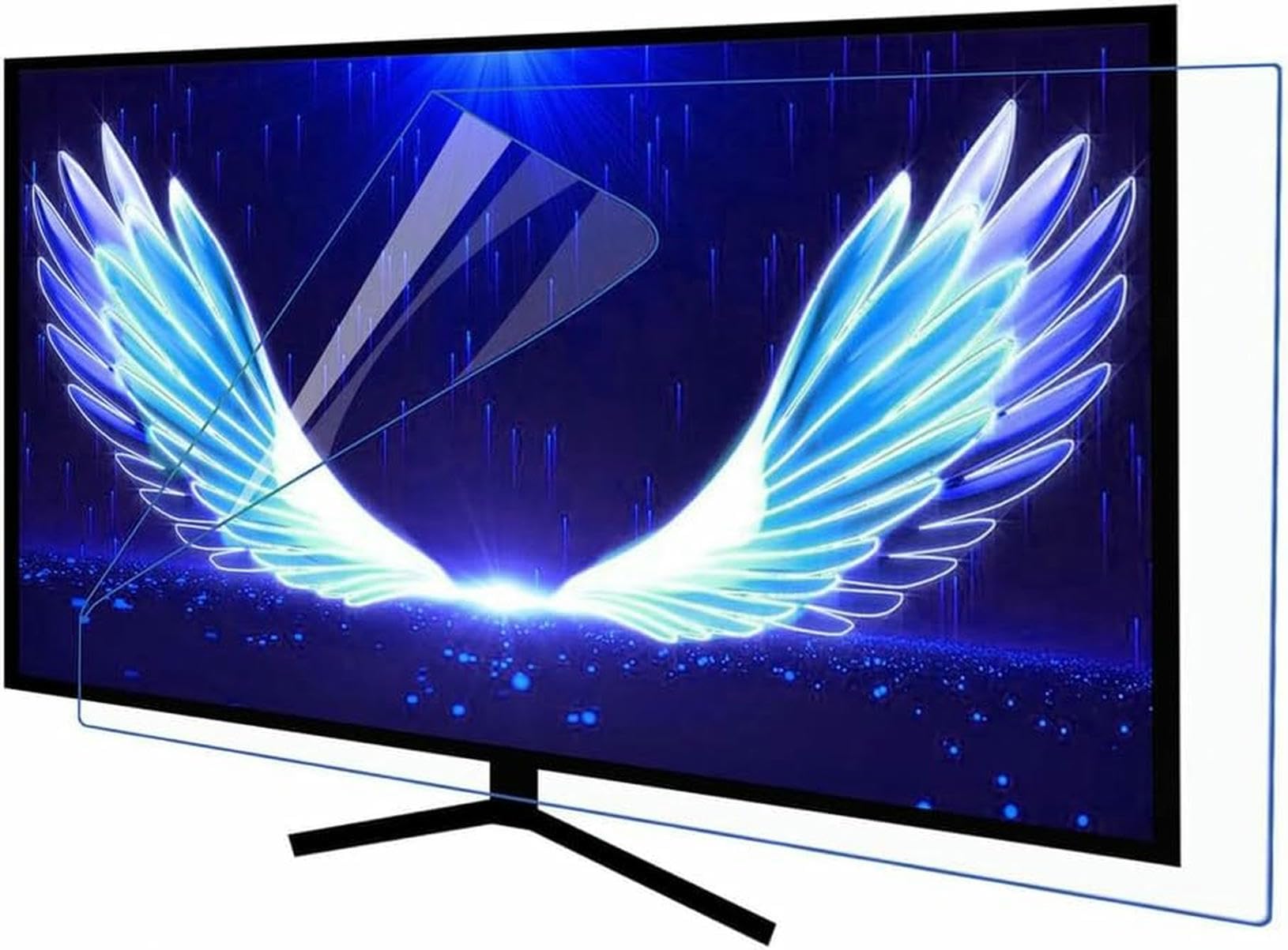 Protector de Pantalla de TV, Protector de Pantalla for TV, Filtro UV y luz Azul, for LCD, LED, 4K, QLED, HDTV, 50 Pulgadas, Pet