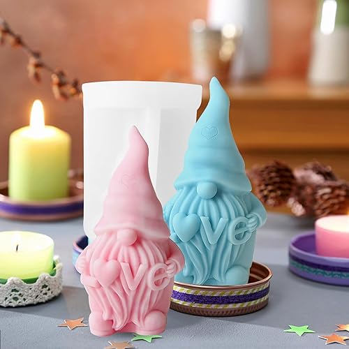 Vista 20 de Molde de vela para el día de San Valentín para hacer velas, molde de silicona 3D para fundición de resina, bricolaje yeso, arcilla polimérica