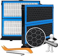 Vista 14 de FL3Z19N619A - Filtro de aire acondicionado HEPA de cabina con carbón activado, accesorios de filtro de aire de cabina de repuesto compatibles