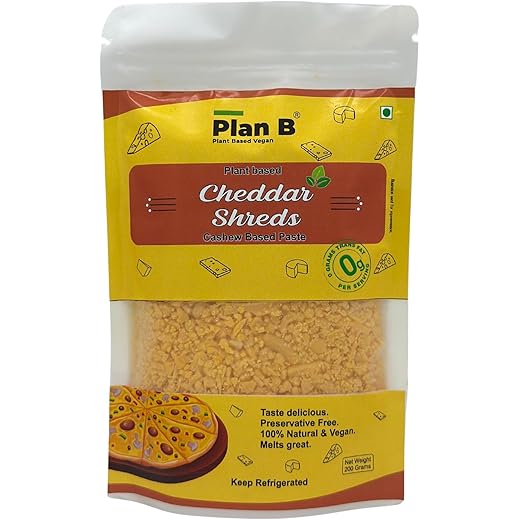 Plan B Cheddar Shreds 200g - Melts Easily