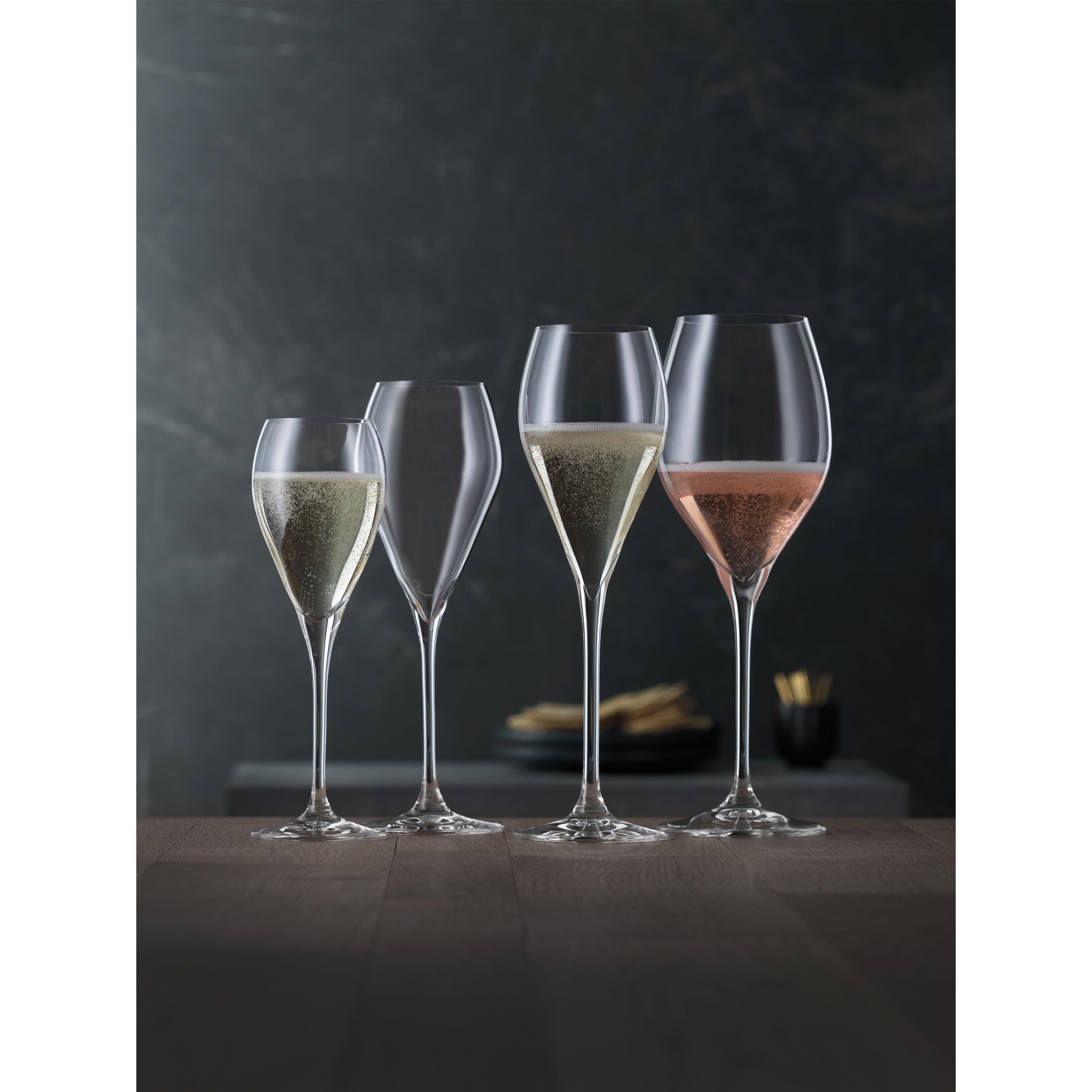 Spiegelau Sparkling Party Coffret Cadeau, Verres à Champagne, Lot de 6