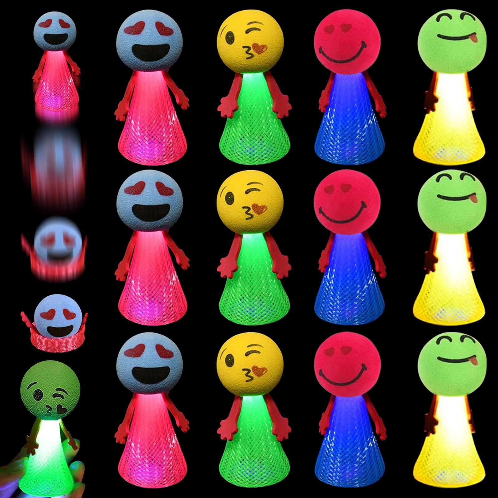 JOKILY Set di 12 giocattoli luminosi a LED per bambino, regalo di compleanno per bambino