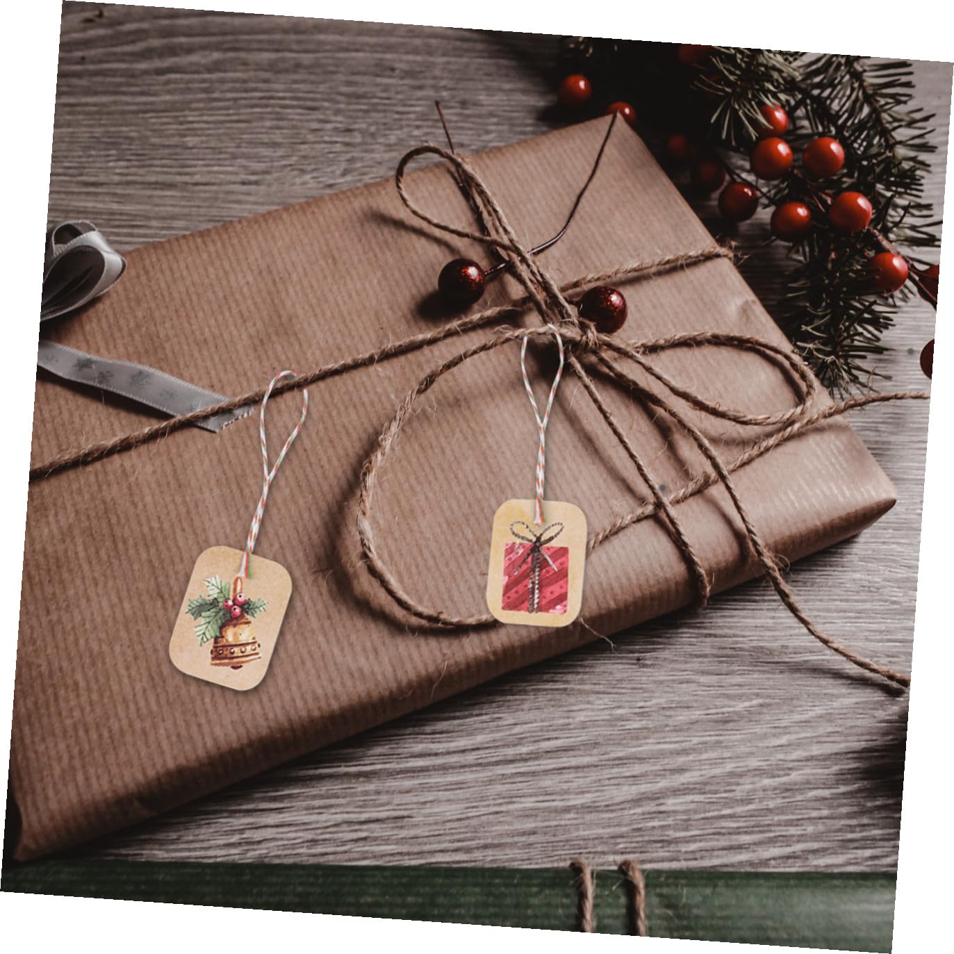FOMIYES 3 Set Cartellino Natalizio Carta Di Benedizione Di Natale Etichette Natalizie Etichette Natale Tag Natale Tag Del Festival Etichetta Di Babbo Natale Appesa 250 Pezzi*3