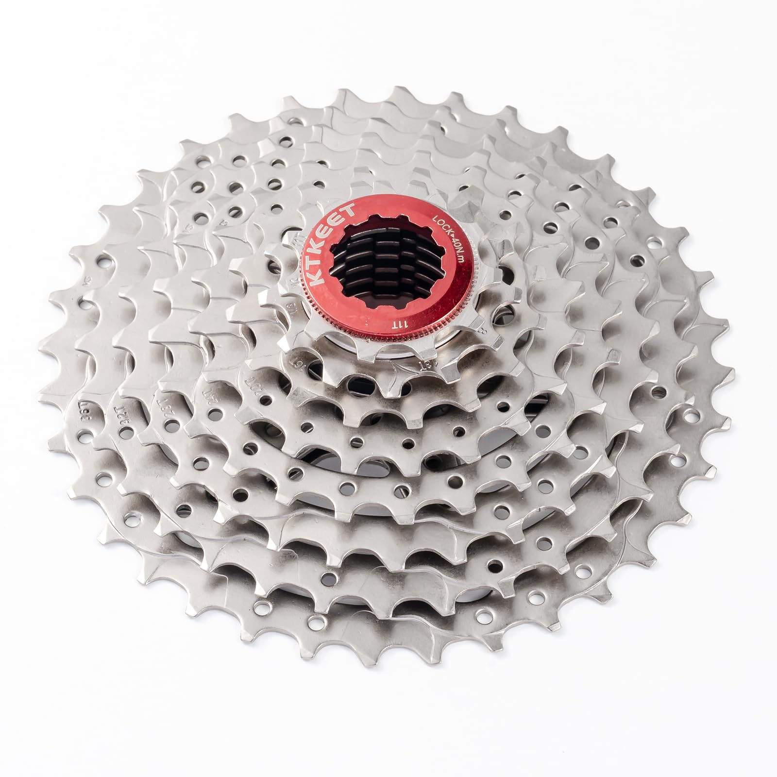 Cassette 8 vitesses 11-30T/32T/34T/36T/40T/42T/46T Cassette de vélo de montagne 8 vitesses Compatible avec Shimano Ultegra XT Sunrace Sram