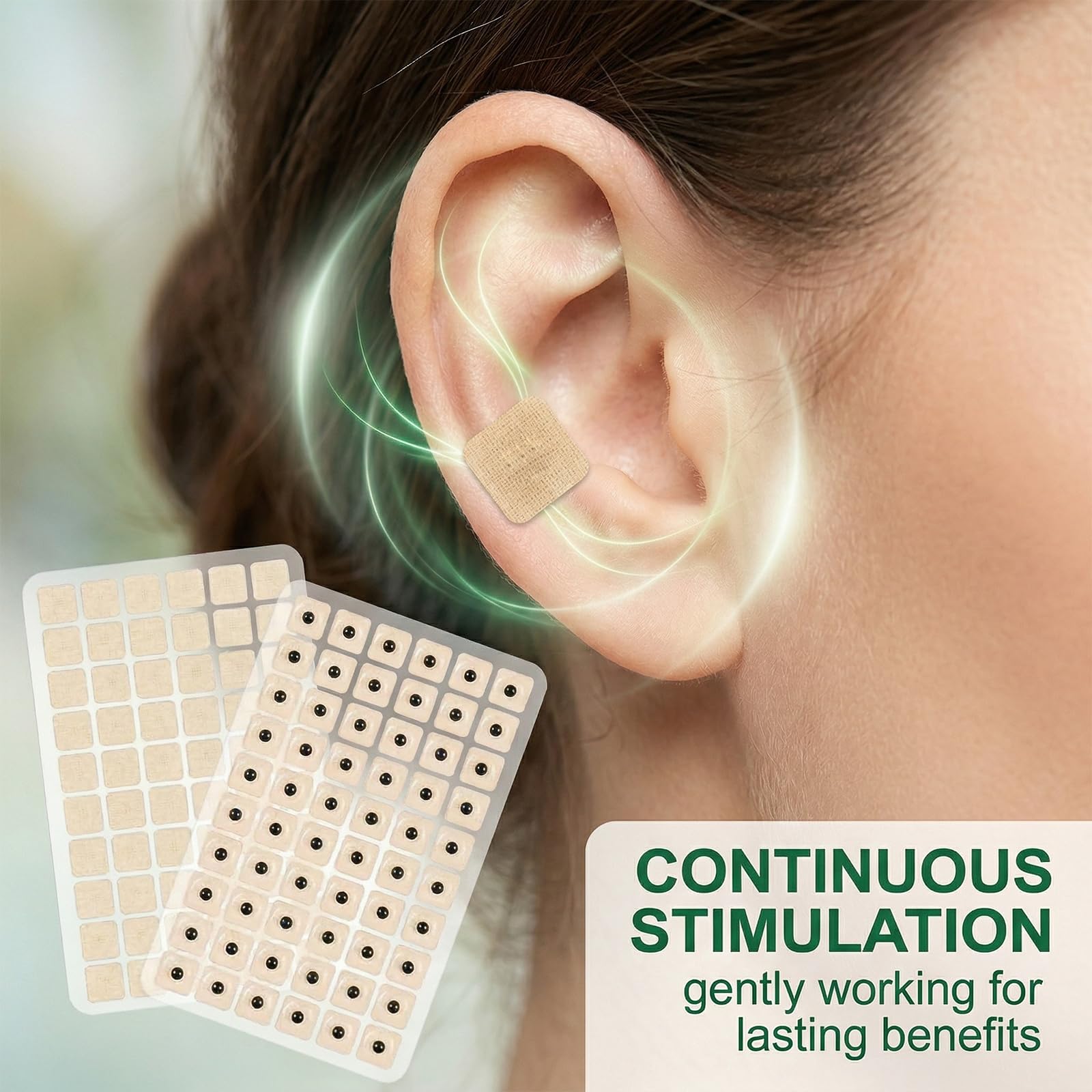 600 Pezzi Cerotti Auricolare (Semi Vaccaria) | Punto Auricolare per Agopressione | Auricoloterapia