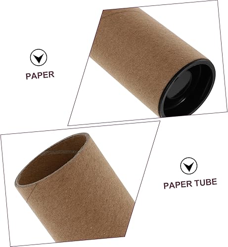 Miniatura 6 de Embalaje 5pcs Tubo Cartel Tubo de Cartel Tapas Resistente para Almacenamiento de Arte