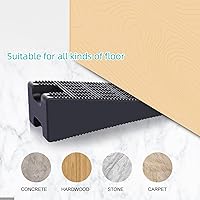 Vista 3 de Tope de puerta, paquete de 4 topes de puerta de goma flexible, soporte de cuña, niveladores de muebles de bricolaje para puertas, mesas de mejoras