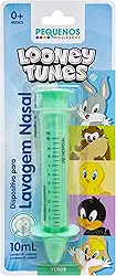 SERINGA P/ LAVAGEM NASAL PEQUENOS CUIDADOS - LOONEY TUNES - VERDE