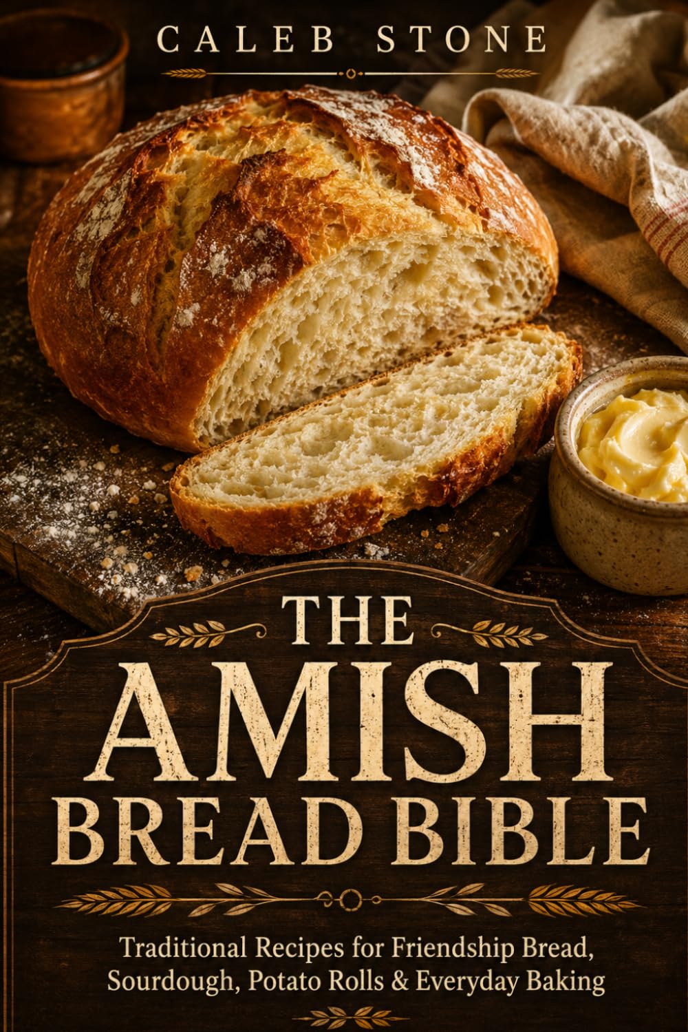 The Amish Bread Bible: Traditional Recipes for Friendship Bread, Sourdough, Potato Rolls, Cinnamon Loaves, and Everyday Baking - From the Heartland Kitchen to Yours