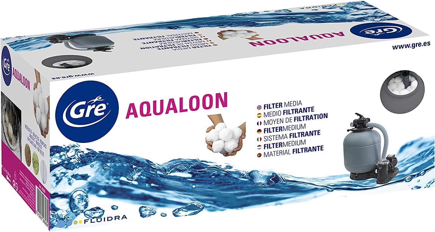 Aqualoon AQ700B Média Filtrant Polyéthylène Lavable Réutilisable 700g