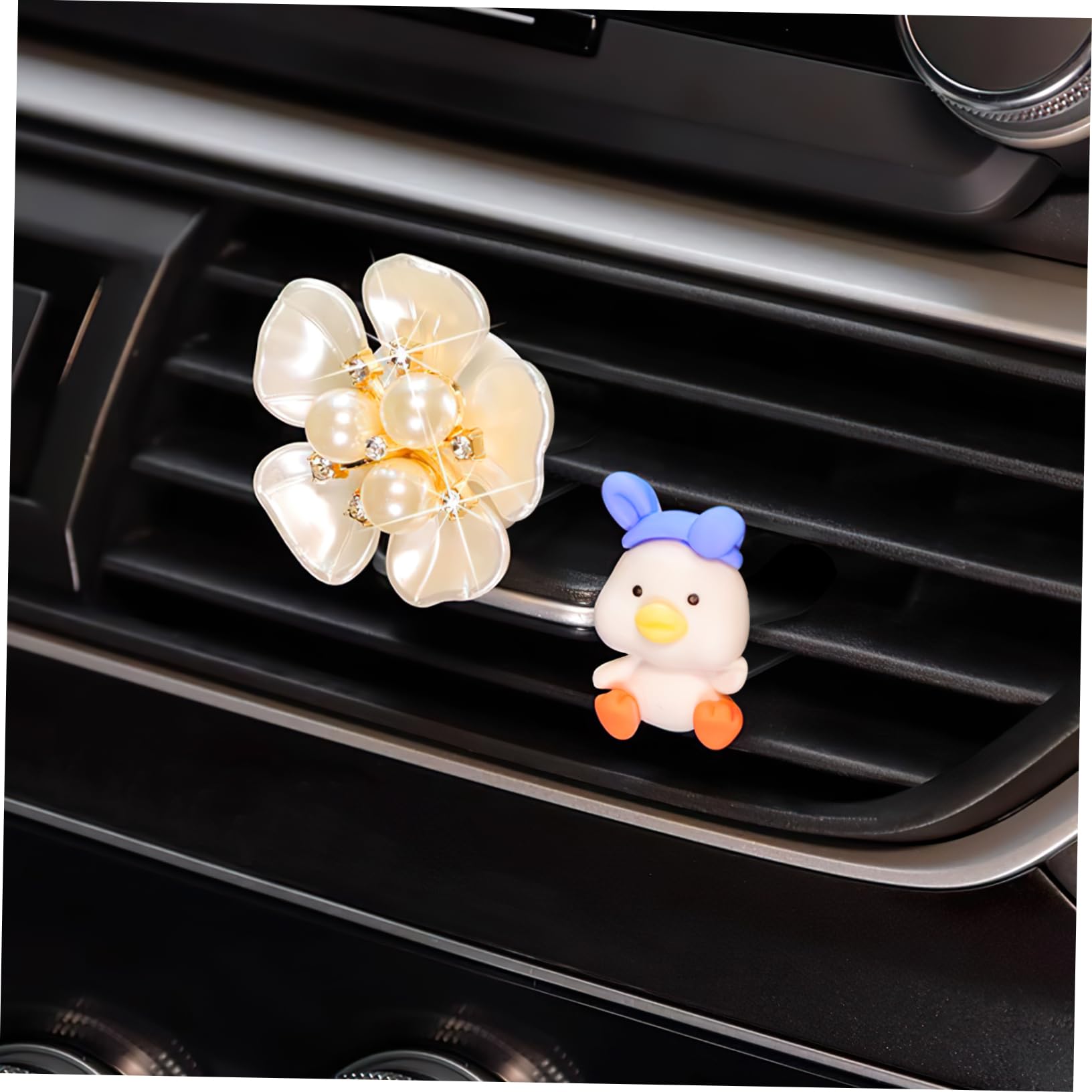 MAGICLULU 100pezzi Clip Per Bocchette d Aria Auto Clip Ventilazione Auto Accessori Bocchette Aria Diffusore Condizionatore Deodorante