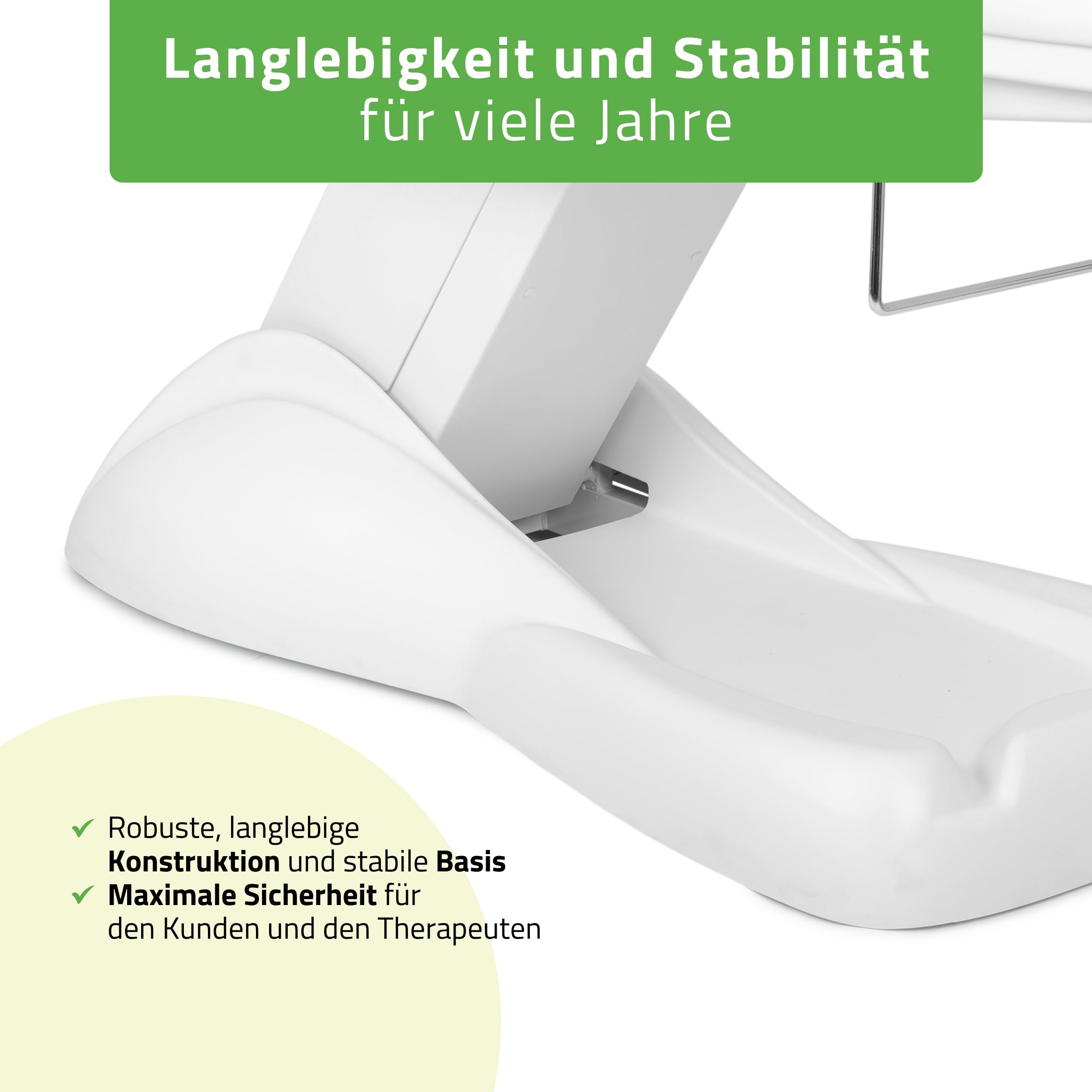 HABYS Leo PRO 4 Elektrische Kosmetikliege, Höhenverstellbarer Kosmetikstuhl | mit Gesichtsöffnung & drehbaren Armlehnen, Beautyliege für Kosmetik, SPA, Massage & Ästhetische Medizin