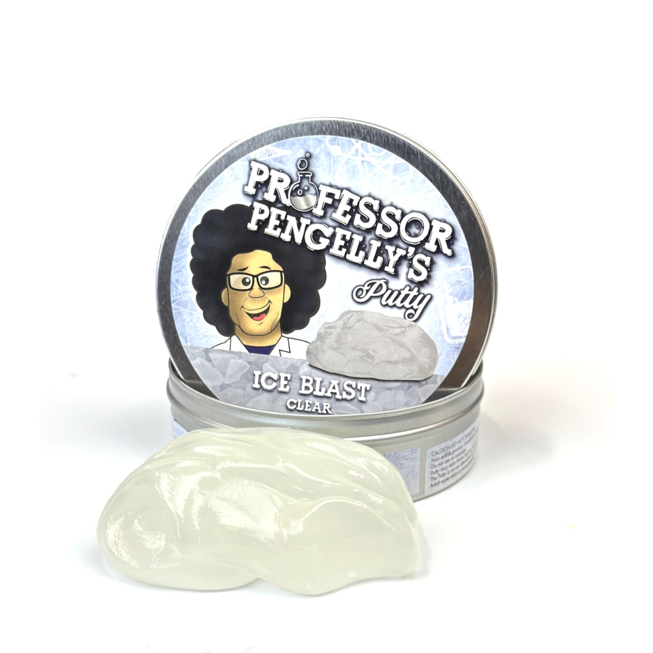 LizzyProfessor Ice Blast Clear Putty | Party Favours -Non-Sticky Pengelly Putty Stress Relief Learning Toys, Slime Kits for Girls and Boys Christmas party bag fillers