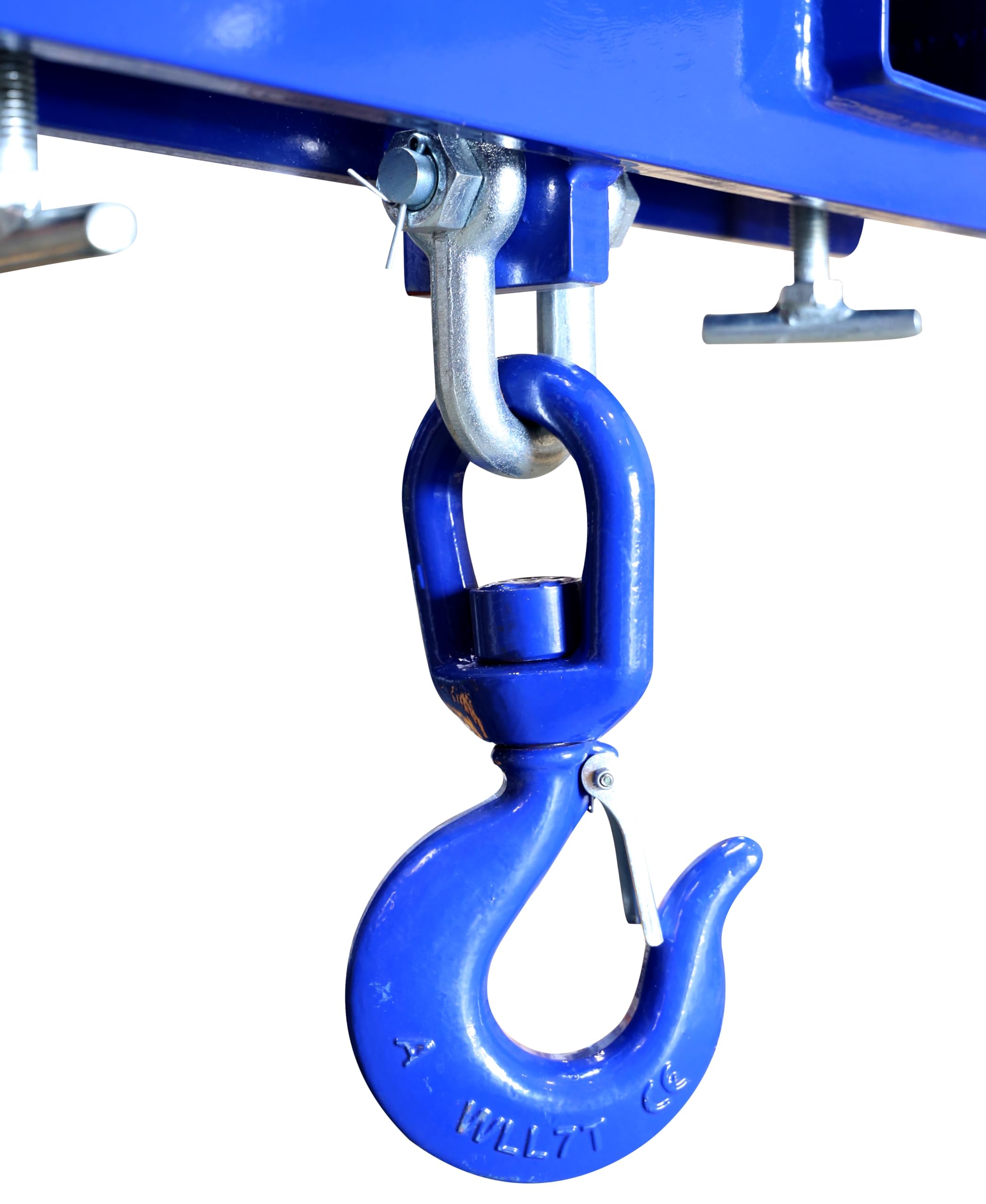 Gancio di carico per carrello elevatore a forca | capacità di carico 2500 kg / 1t | Dimensioni (LxWxH): 445x120x130