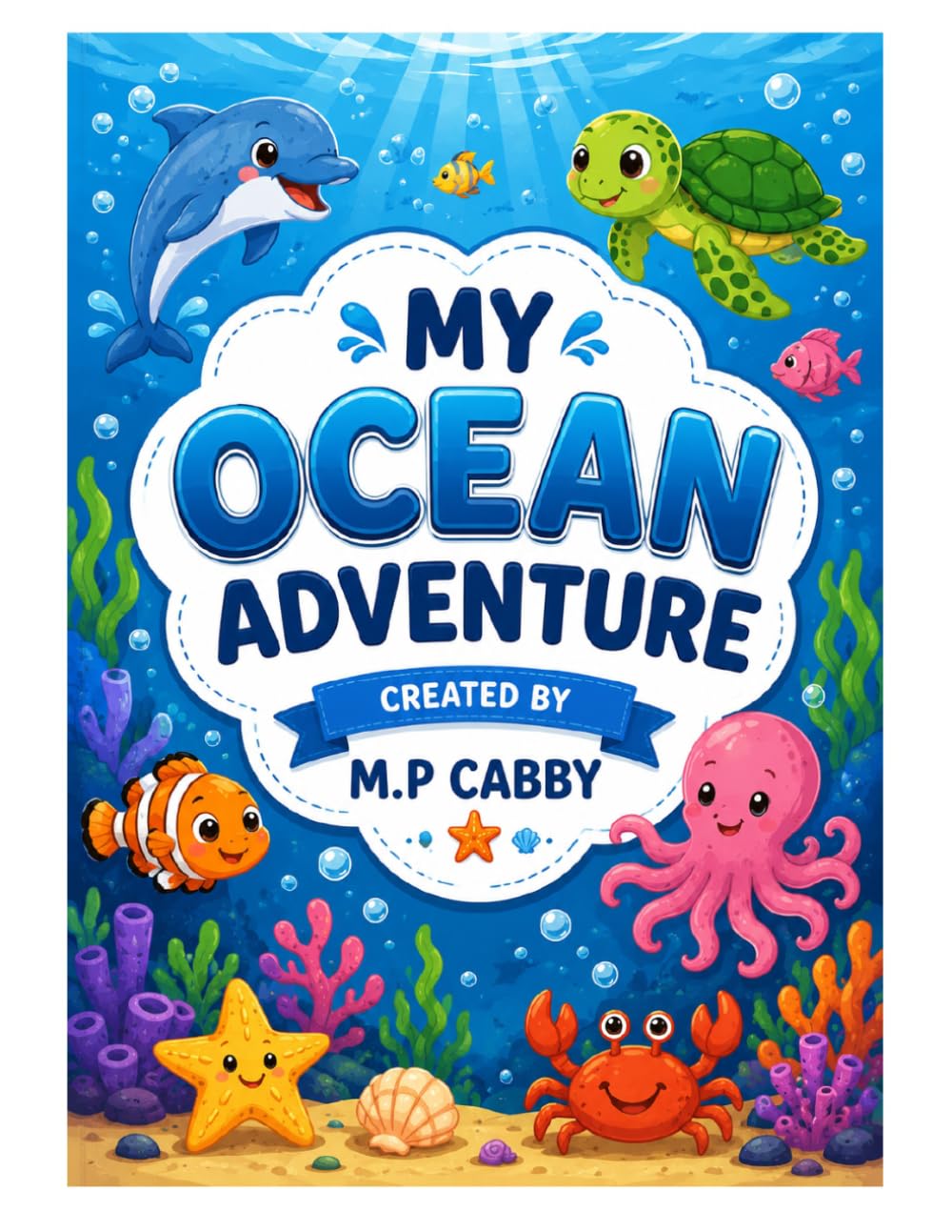 Ocean Animals Activity Book for Kids: Fun Coloring, Tracing, Mazes, Puzzles & Learning Activities for Ages 4–8