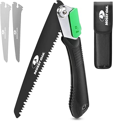 MOSSY OAK 3 in 1 Folding Saw, Pruning Hand Saw