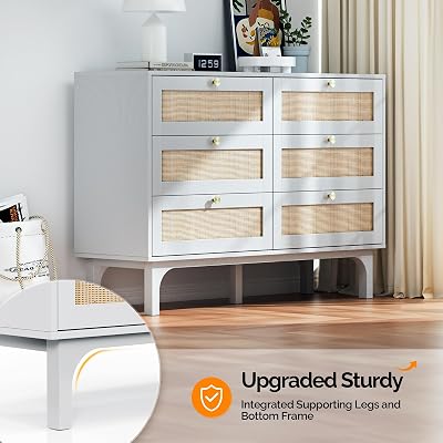 bridal dress shops austin tx Cozy Castle Rattan 5 Drawer Dresser for Bedroom, Modern Boho Dresser f   cozycastle.com